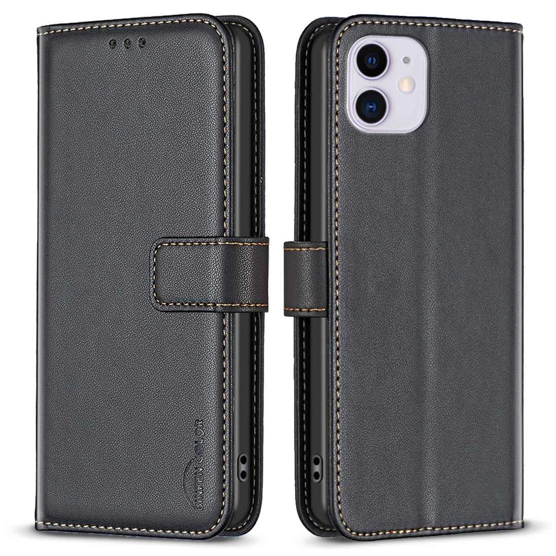 BINFEN COLOR BF17 For iPhone 11 PU Leather Wallet Case Magnetic Folio Flip Stand Phone Cover BINFEN COLOR BF17 For iPhone 11 PU Leather Wallet Case Magnetic Folio Flip Stand Phone Cover